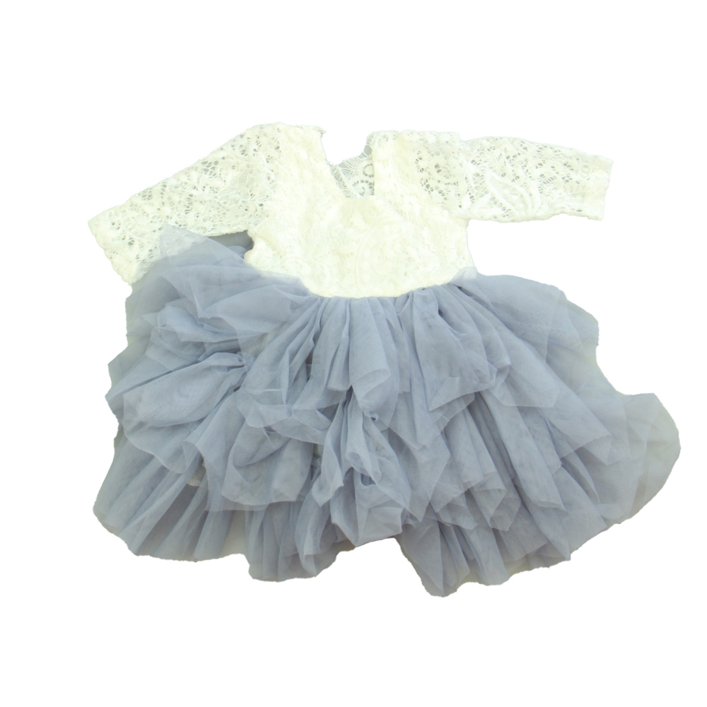 Unknown Brand Girls White | Periwinkle Dress size: 12 Months